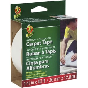 Duck Indoor/Outdoor Carpet Tape 42-Foot Roll 6-Pack: $34