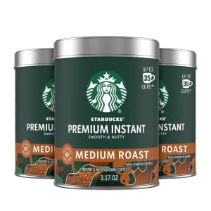 Starbucks Premium Instant Coffee 3-Pack: $20 via Sub & Save