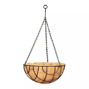 Coco Fiber Lined Hanging Basket: $8.24