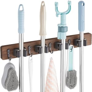 Wall-Mounted 4-Slot / 4-Hook Organizer: $11.99
