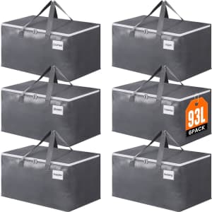 BlissTotes Large Moving Box 6-Pack: $20