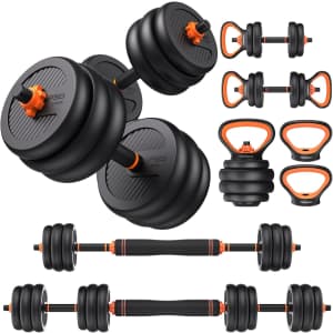 90-lb. Adjustable Dumbbells Set: $170