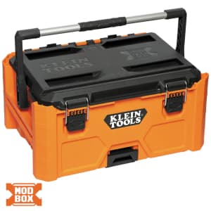 Klein Tools MODbox 22" Orange Plastic and Metal Tool Box: $70