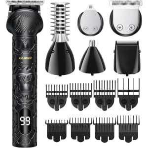 Glaker Men's 6-in-1 Cordless Grooming Kit: $19.99