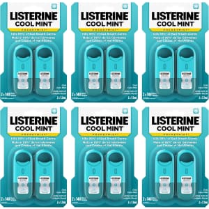 Listerine 12-Count Cool Mint Pocketmist Breath Spray: $20.01