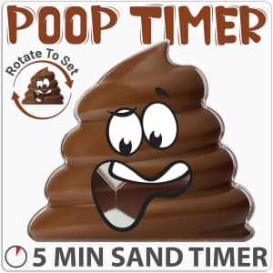 Funwares Bathroom Timer: $11