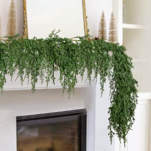 Fajunzh 6-Foot Artificial Christmas Garland: $11.99 Fajunzh 6-Foot Artificial Christmas Garland: $11.99