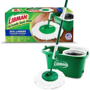 Libman Tornado Spin Mop System with Bucket: $28.86