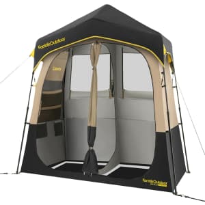 FanttikOutdoor Zeta A2 Pro 2-Room Shower Tent: $111 w/ Prime