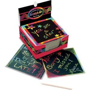 Melissa & Doug Scratch Art Rainbow Mini Notes: $6.54