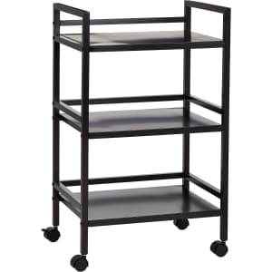 Amazon Basics 3-Tier Metal Rolling Cart: $30 Amazon Basics 3-Tier Metal Rolling Cart: $30