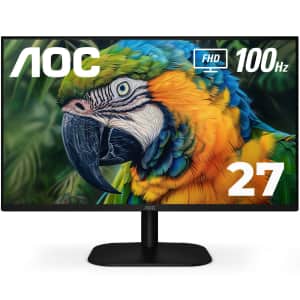 AOC 27B2H2 27" 1080p IPS Monitor: $89.99