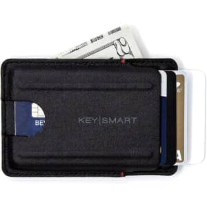 KeySmart Men's Minimalist TecTuff Leather Wallet: $9.99