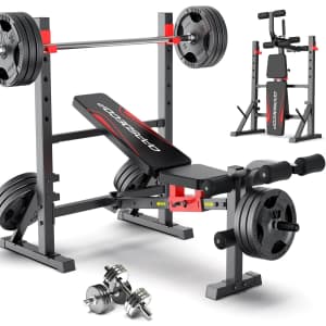Oppsdecor Weight Bench Set: $119.99