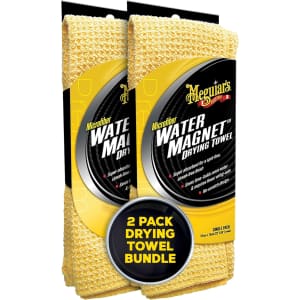 Meguiar's Water Magnet Microfiber Drying Towel 2-Pack: $13