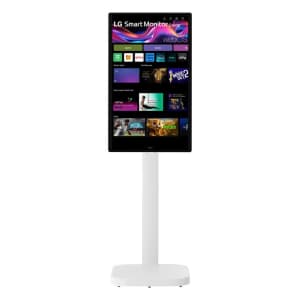 LG 32" 4K UHD IPS Touchscreen Smart Monitor Swing w/ Rolling Stand: $799.99
