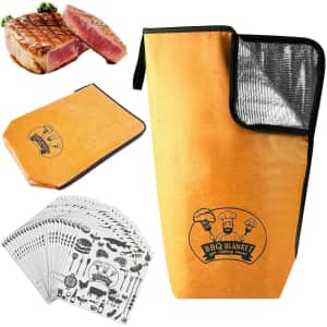 21" Insulated BBQ Blanket for Resting Meat: $9.99 21" Insulated BBQ Blanket for Resting Meat: $9.99