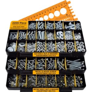 Jackson Palmer 2201 Piece Hardware Assortment Kit: $38 Jackson Palmer 2201 Piece Hardware Assortment Kit: $38