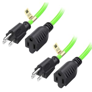 Cable Matters 16 AWG 13A Power Extension Cord 2-Pack: $5.99 w/ Prime Cable Matters 16 AWG 13A Power Extension Cord 2-Pack: $5.99 w/ Prime