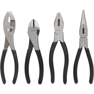 Amazon Basics 4-Piece Plier Set: $20