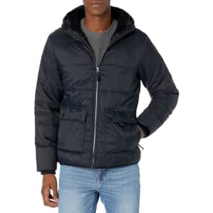 Amazon Essentials Men's Water-Resistant Sherpa-Lined Puffer Jacket: $25 Amazon Essentials Men's Water-Resistant Sherpa-Lined Puffer Jacket: $25
