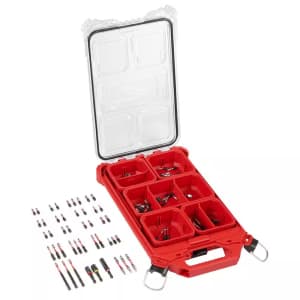 Milwaukee Shockwave 90-Piece Driver Bit Set w/ Packout Case: $39.97