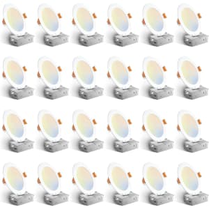Amico 6" Ultra-Thin LED Recessed Ceiling Light 24-Pack: $104