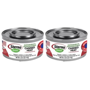 Sterno Canned Heat 2.25 Hour Ethanol Gel Fuel 2-Pack: $4.97