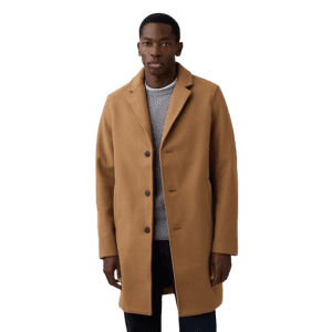 Gap Factory Men's 100% Recycled Relaxed Topcoat: $38.24