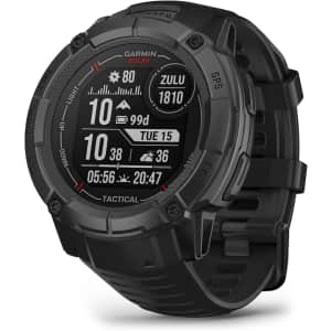 Garmin Instinct 2X Solar Tactical GPS Smartwatch: $300