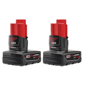 Milwaukee M12 12V Lithium-Ion XC 3.0-Ah Battery Pack 2-Pack: Free w/ Tool Purchase Milwaukee M12 12V Lithium-Ion XC 3.0-Ah Battery Pack 2-Pack: Free w/ Tool Purchase