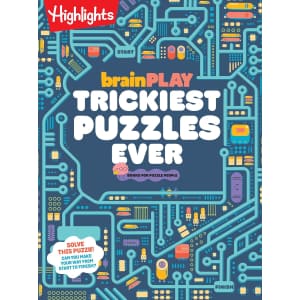 brainPLAY Trickiest Puzzles Ever Book: $5.52 w/ Prime