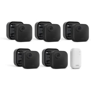 Blink 5-Camera Outdoor 4 + Battery Extension Pack: $170