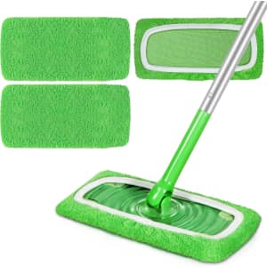 Reusable Microfiber Mop w/ 3 Pads: $4.86 w/ Prime