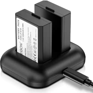 LP-E10 Replacement Battery 2-Pack with Dual Charger: $21 LP-E10 Replacement Battery 2-Pack with Dual Charger: $21