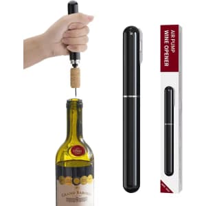 2-in-1 Air Pressure Wine Bottle Opener: $1.18