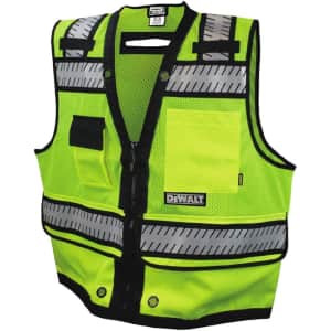 DeWalt Class 2 Heavy Duty Surveyor Vest: $10.49
