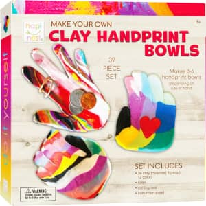 Make Your Own Clay Handprint Bowl Kit: $15