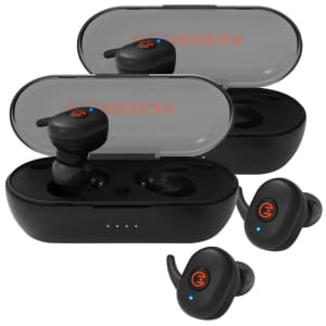 HyperGear True Wireless Earbuds 2-Pack: $18
