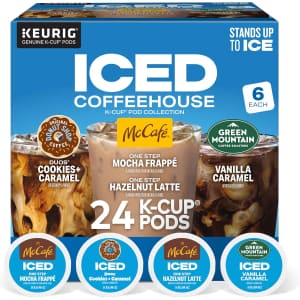 Iced Coffeehouse K-Cup 24-Pack: $9.55 via Sub. & Save Iced Coffeehouse K-Cup 24-Pack: $9.55 via Sub. & Save