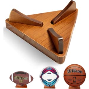 Aidili Wooden Ball Display Rack: $4.99