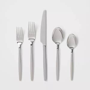 Threshold 20-Piece Atwater 18/10 Stainless Steel Flatware Set: $18
