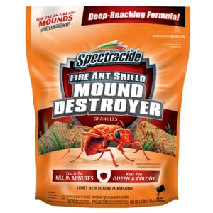 Spectracide Fire Ant Shield Mound Destroyer Granules 3.5-lb. Bag: $4.32 Spectracide Fire Ant Shield Mound Destroyer Granules 3.5-lb. Bag: $4.32