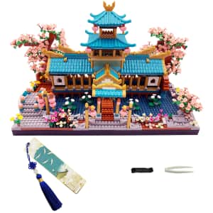 Alizdd 2,350-Piece Suzhou Garden Micro Building Blocks Set: $23.49