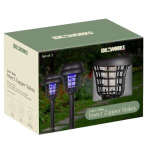 Ideaworks Solar Insect Zapper Stakes 8-Pack: $29.99 Ideaworks Solar Insect Zapper Stakes 8-Pack: $29.99