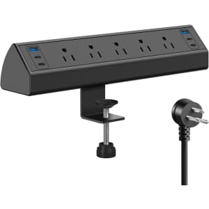 USB-C Desk Clamp Surge Protector Power Strip: $30 USB-C Desk Clamp Surge Protector Power Strip: $30