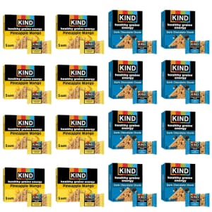 KIND Healthy Grains Energy Bars 80-Pack: $24.99 KIND Healthy Grains Energy Bars 80-Pack: $24.99