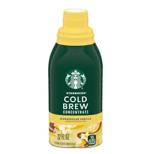 Starbucks Cold Brew Coffee Concentrate 32-oz. Bottle: $5.28 via Sub & Save