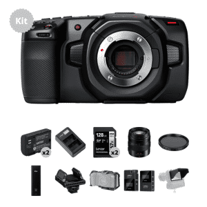 Blackmagic Design Pocket Cinema Camera 4K Kit with 12-35mm Zoom, 512GB SSD, Cage & Mic: $2,831.76 Blackmagic Design Pocket Cinema Camera 4K Kit with 12-35mm Zoom, 512GB SSD, Cage & Mic: $2,831.76