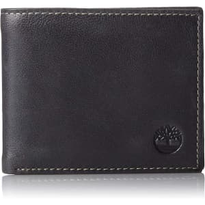 Timberland Men's Leather Wallet with Flip Pocket: $12 Timberland Men's Leather Wallet with Flip Pocket: $12